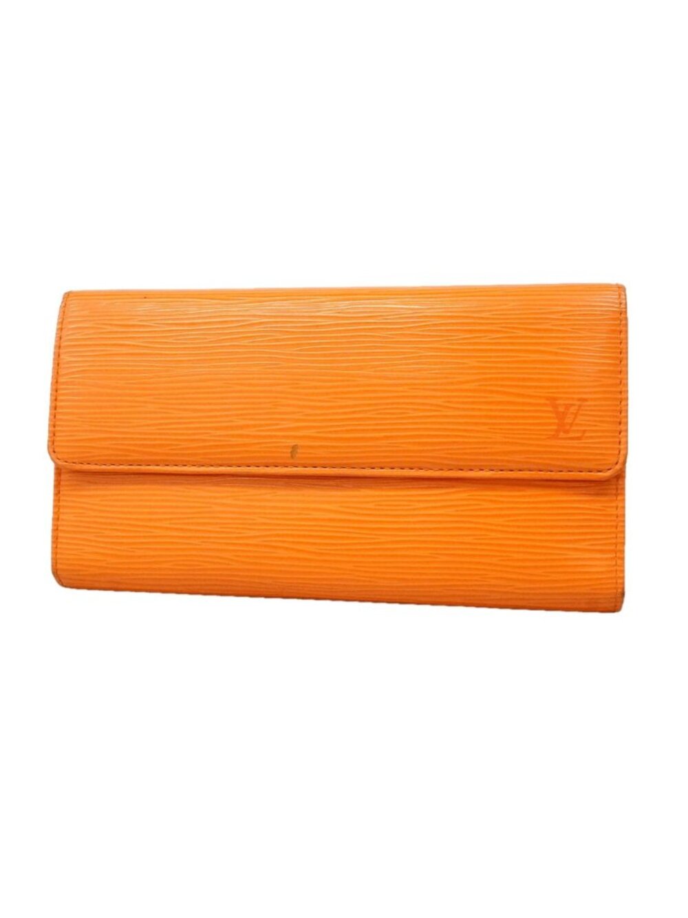 Louis Vuitton Trifold Wallet Epi Porte Tresor International Mandarin